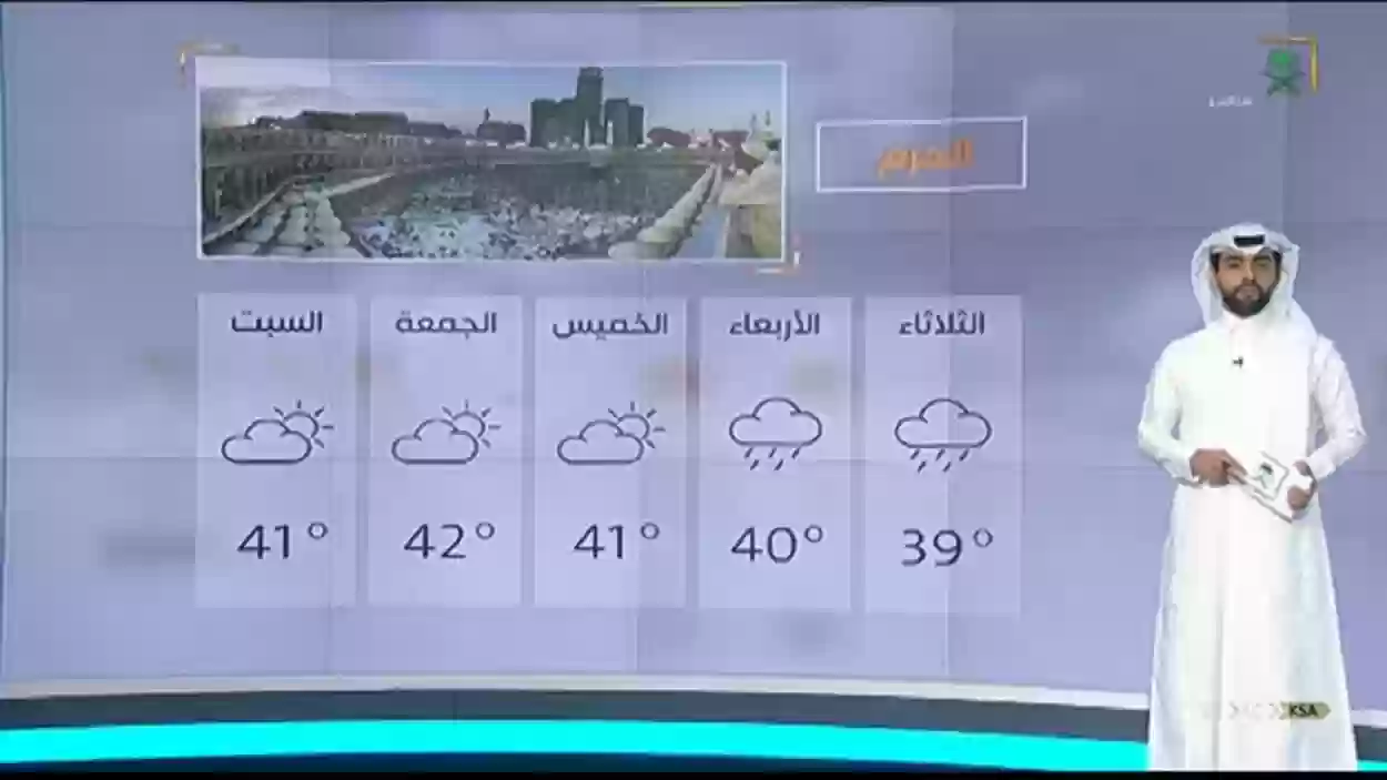 طقس مكة اليوم